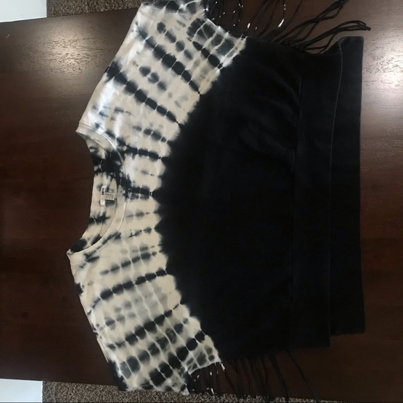 AMUSE SOCIETY Fringe Tie-Dye Sweatshirt - Picture 3 of 8